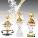 1pc Glass Incense Burner Set Desktop Ornament Portable Creative Hom... - 100ml