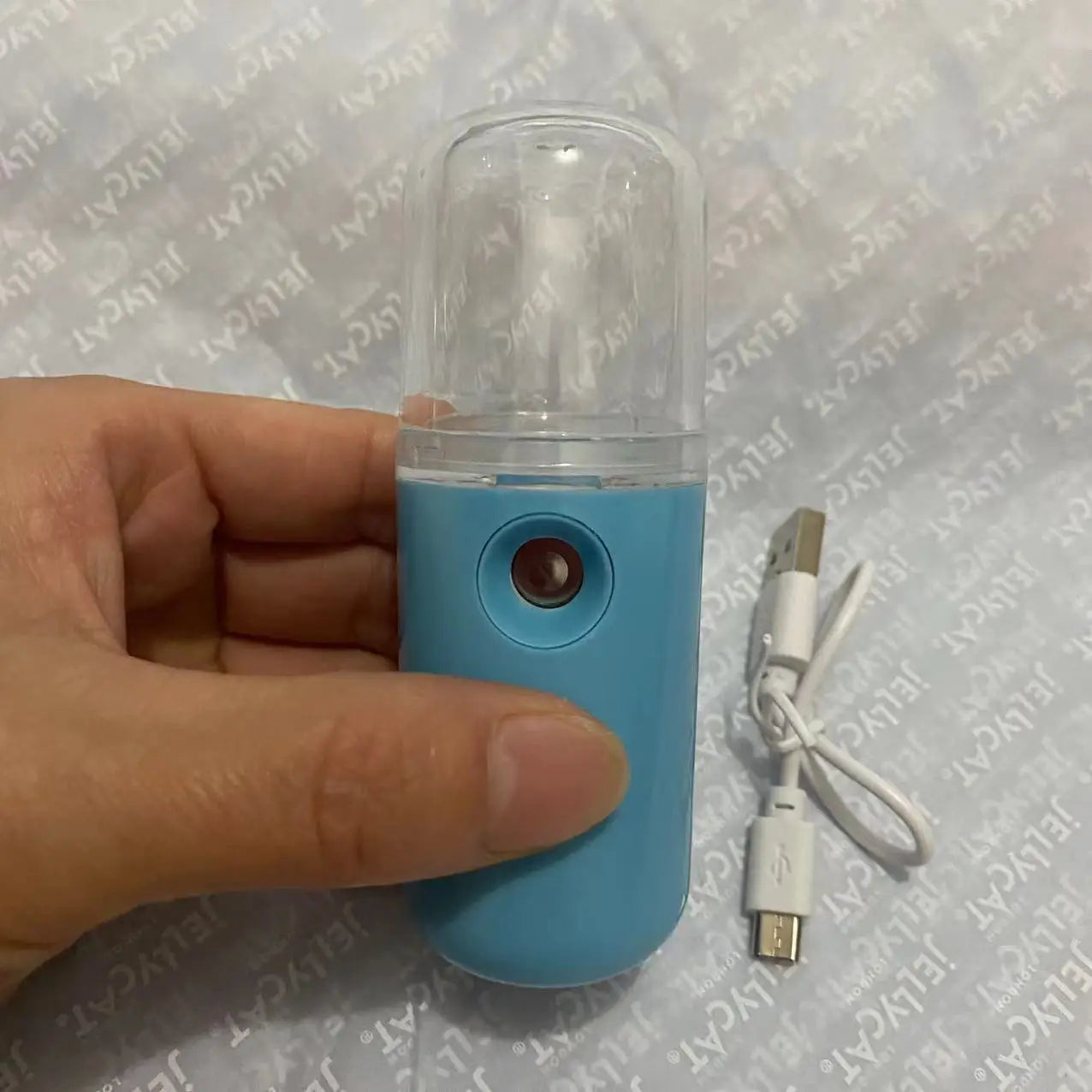 Portable Nano Facial Mister – Rechargeable Hydrating Spray & Cold Mist Beauty Humidifier