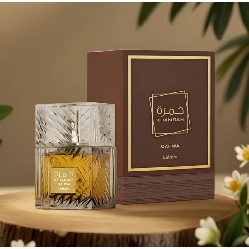 100ml Original Khamrah Men Fragrance Attract Opposite Sex Lasting Wood Fragrance High Quality Arabic Perfume Sex Luxurious Aura