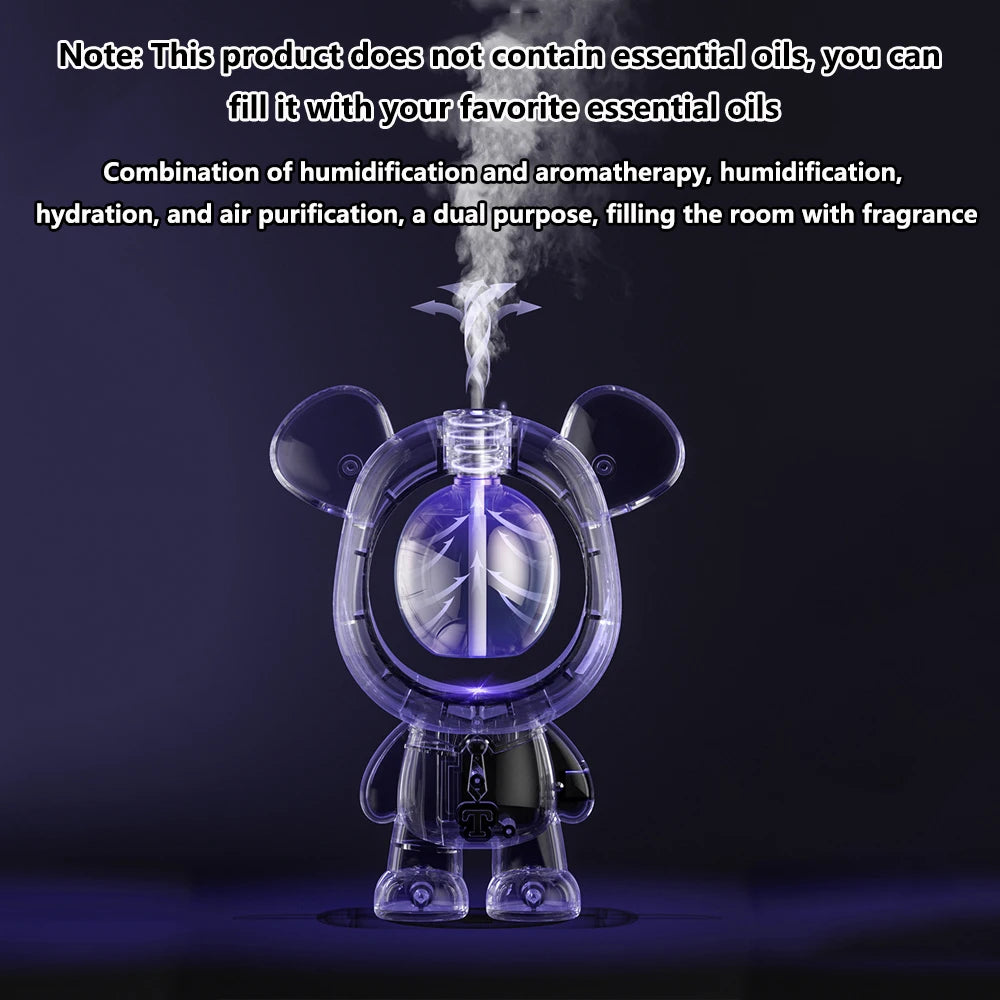 Aromatherapy Essential Oil Diffuser Air Desktop Wall Mounted Humidi... - 100ml