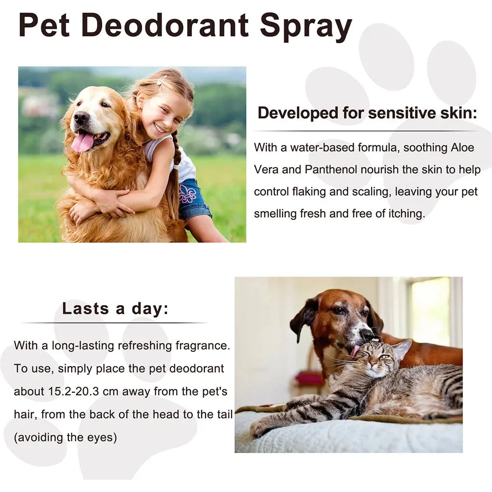 Lavender Oil Dog Deodorizer Spray Long Lasting Puppies Cats Dogs fo...