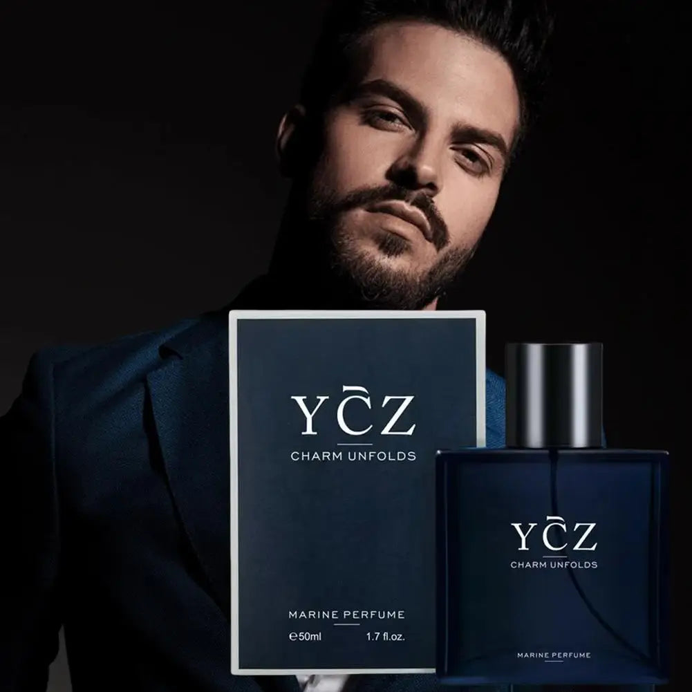 Midnight Marine Eau De Parfum For Men Long-Lasting Aquatic Cologne Luxury Ocean Fragrance Perfume Masculine Scented Spray