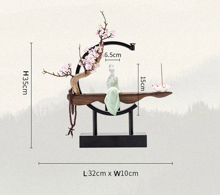 Style Backflow Incense Burner LED Light USB Circle Ceramic ... - 100ml