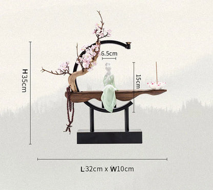 Style Backflow Incense Burner LED Light USB Circle Ceramic ... - 100ml