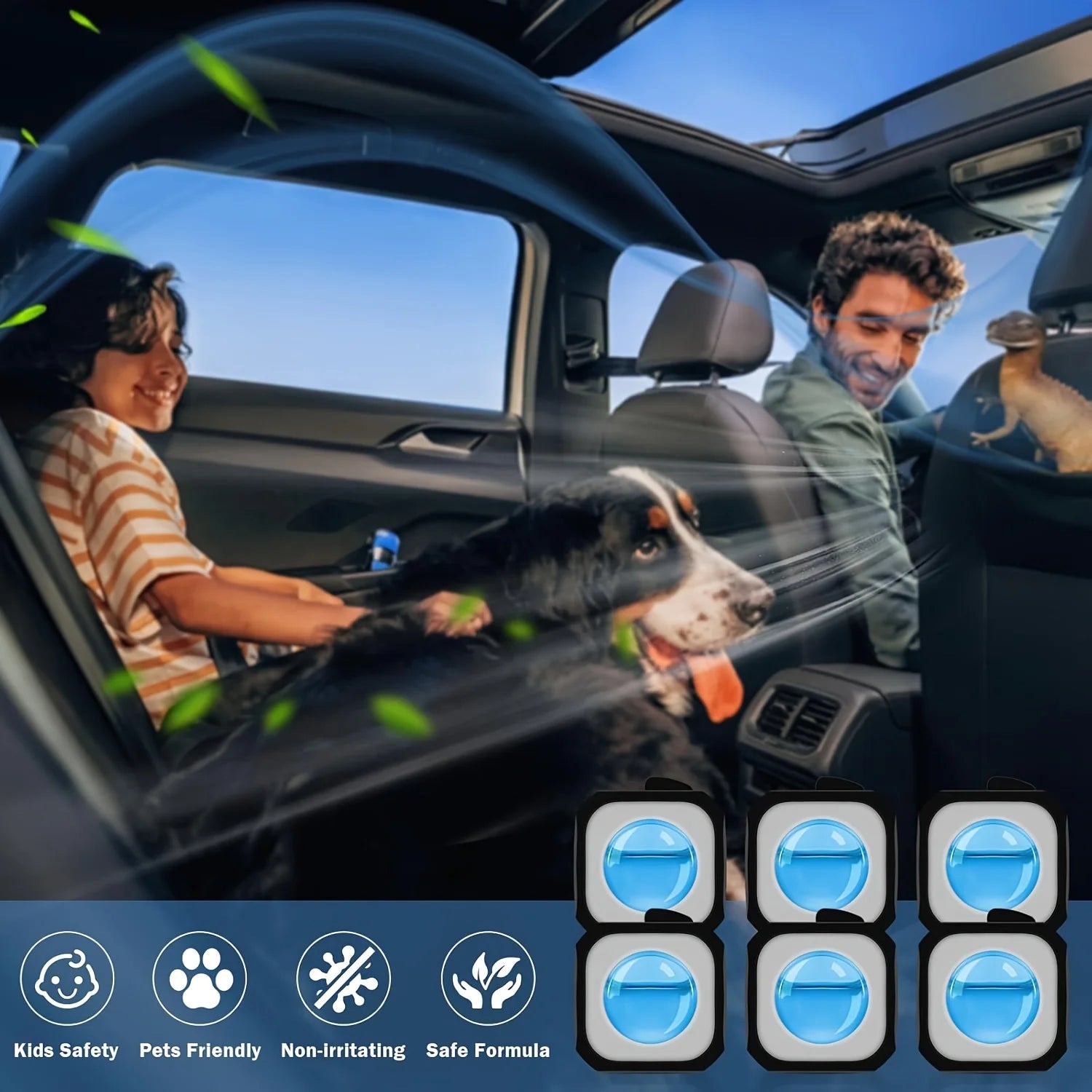 Car Air Freshener Vent Clips – 6 Pack Long Lasting 180 Days