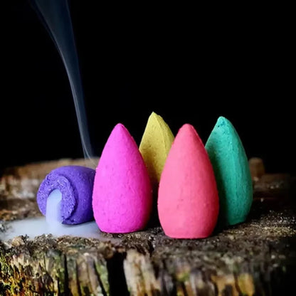 Backflow Incense Cones for Waterfall Mixed Scents Waterfall Incense... - 100ml
