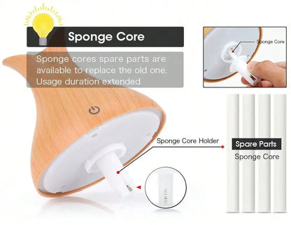 200ml Air Humidifier Essential Oil Diffuser Usb Mist Maker Mini Hum...