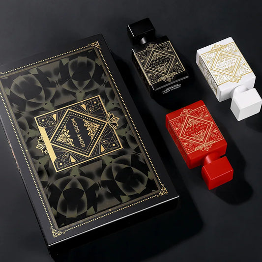 Dubai Unisex Perfume Set 3Pc Lasting Fragrance Woody Floral Men Women Eau De Parfums Pheromone Cologne Toilette Perfumes