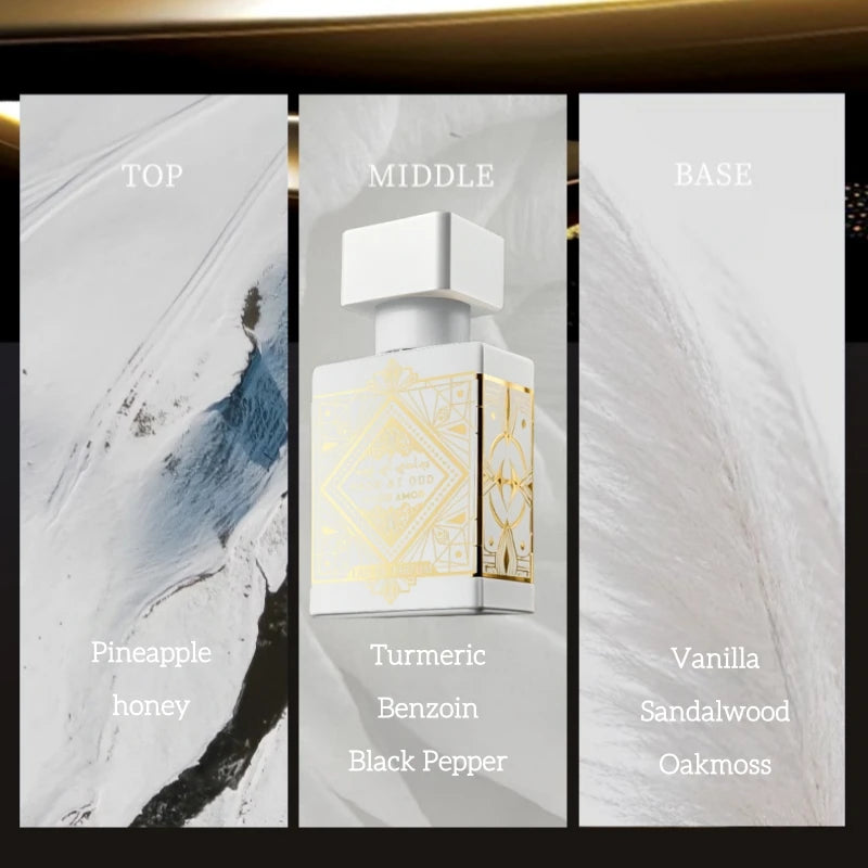 Dubai Unisex Perfume Set 3Pc Lasting Fragrance Woody Floral Men Women Eau De Parfums Pheromone Cologne Toilette Perfumes