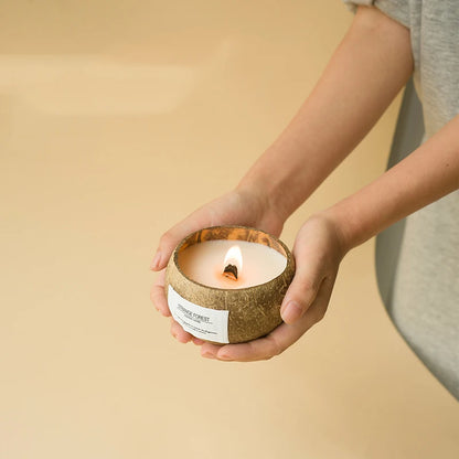 Coconut Shell Aromatherapy Candle Essential Oil Fragrance
