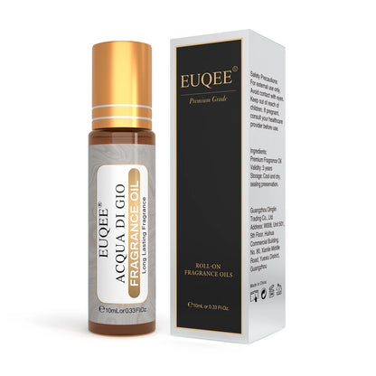 EUQEE 10ml Premium Men's Fragrance Oil For Car Diffuser Aromatherapy Vanilla Musk Leather Amber Romance Aroma Essential Oils