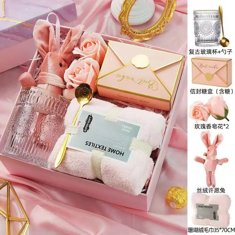 Wedding Bridesmaid Gift Box Set Practical Birthday Fem Omsmen and B...