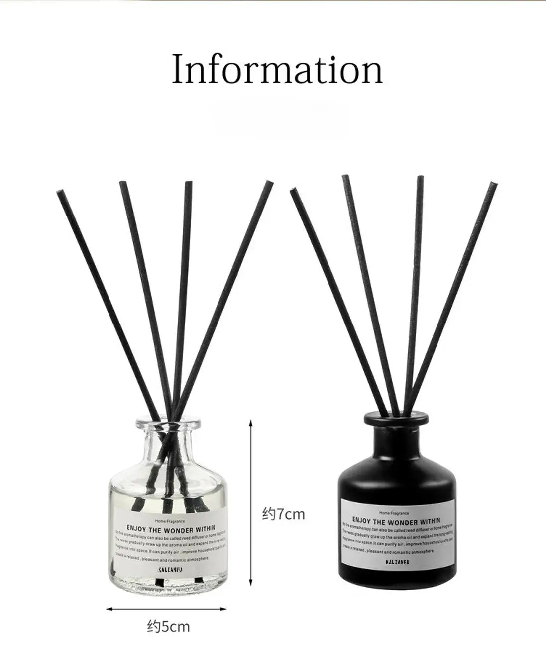 50ML Flameless Home Fragrance Room Freesia Jasmine Fragrance Oil wi...