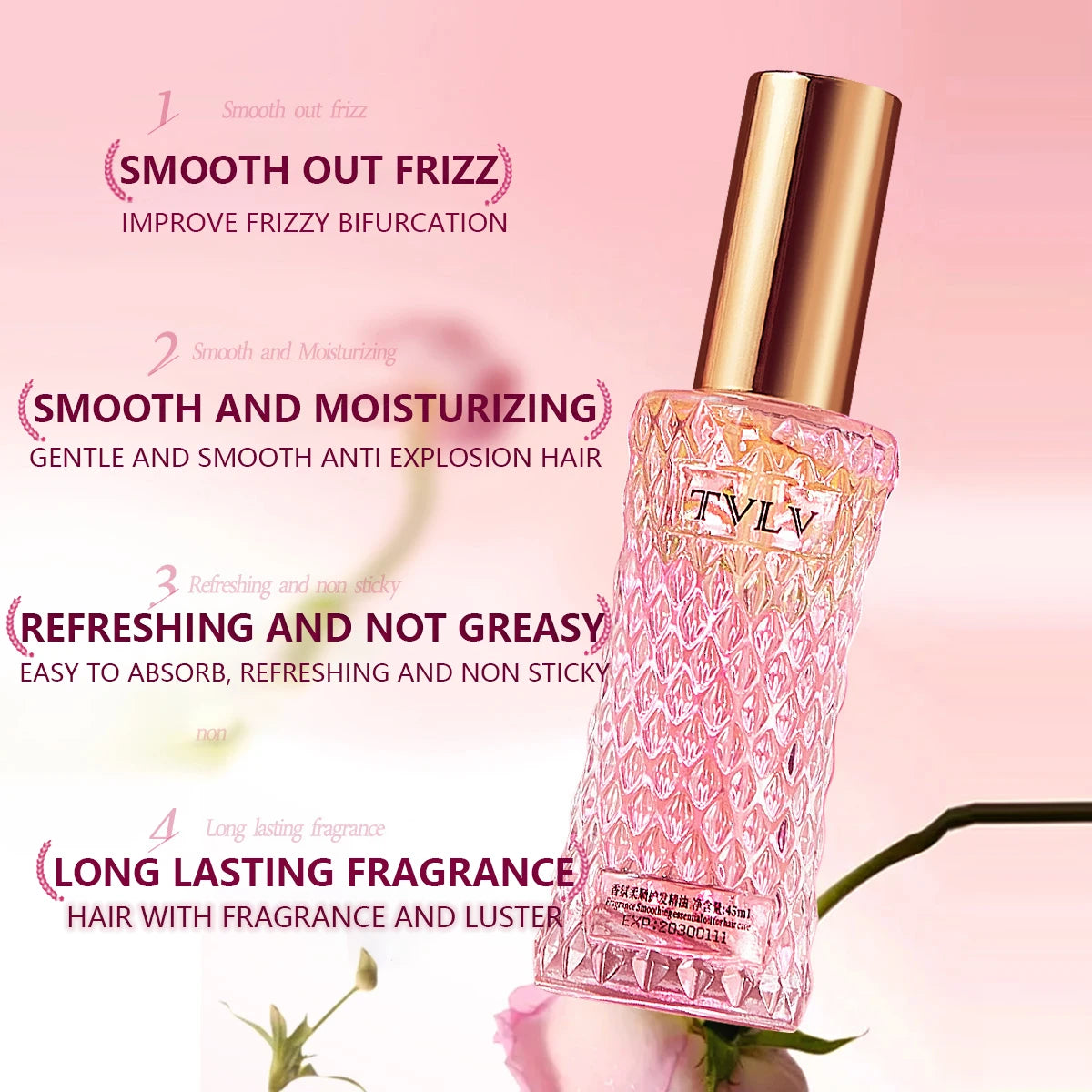 2 - in - 1 Hair Repair Perfume Hair Care Essential Oil: Deep Cleans...