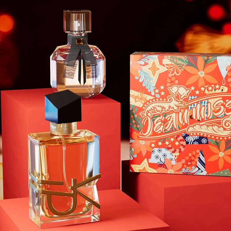Jean Miss Gift Box Set Floral Scent Lasting Fragrance Pheromone Eau De perfum