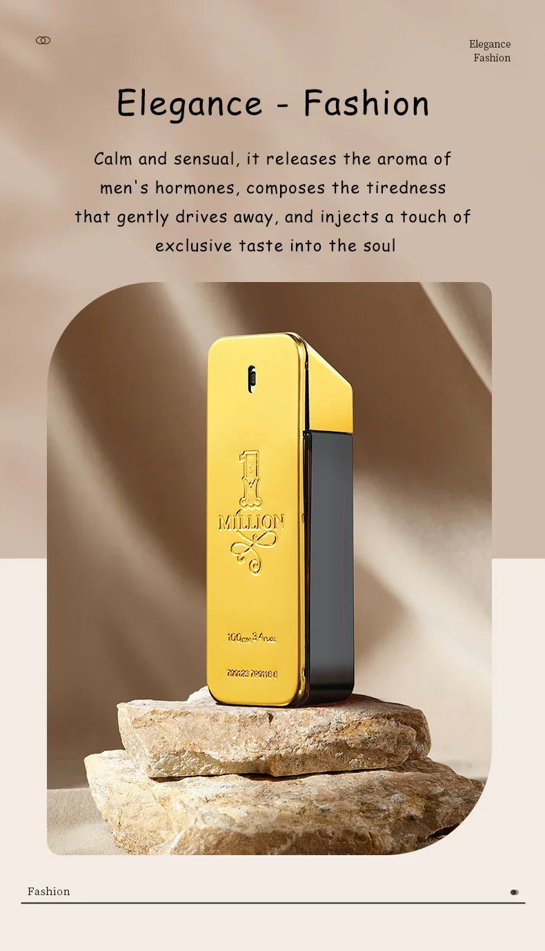 1 Million Gold Cologne Deodorants Lasting Strong Masculine Men
