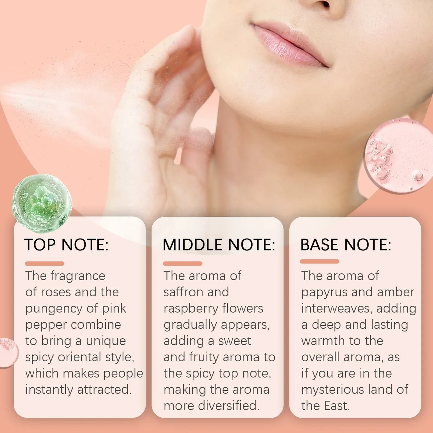 Perfume Womens Long Lasting Enchanter Rose Floral Fragrance Body Sp...