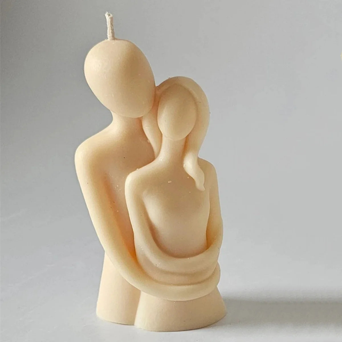 3D Embracing Men Women Scented Candle Simple Couple Lover Body Soy ... - 100ml