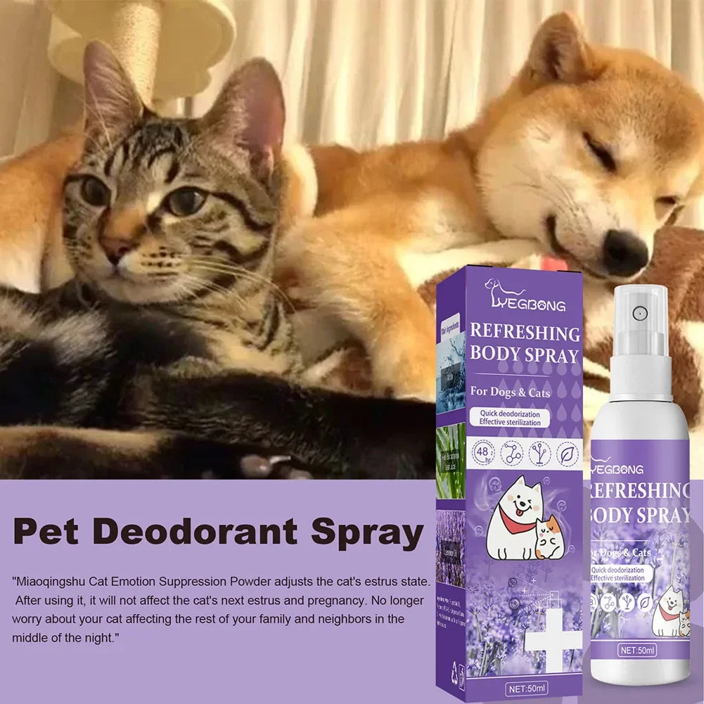 Lavender Oil Dog Deodorizer Spray Long Lasting Puppies Cats Dogs fo...