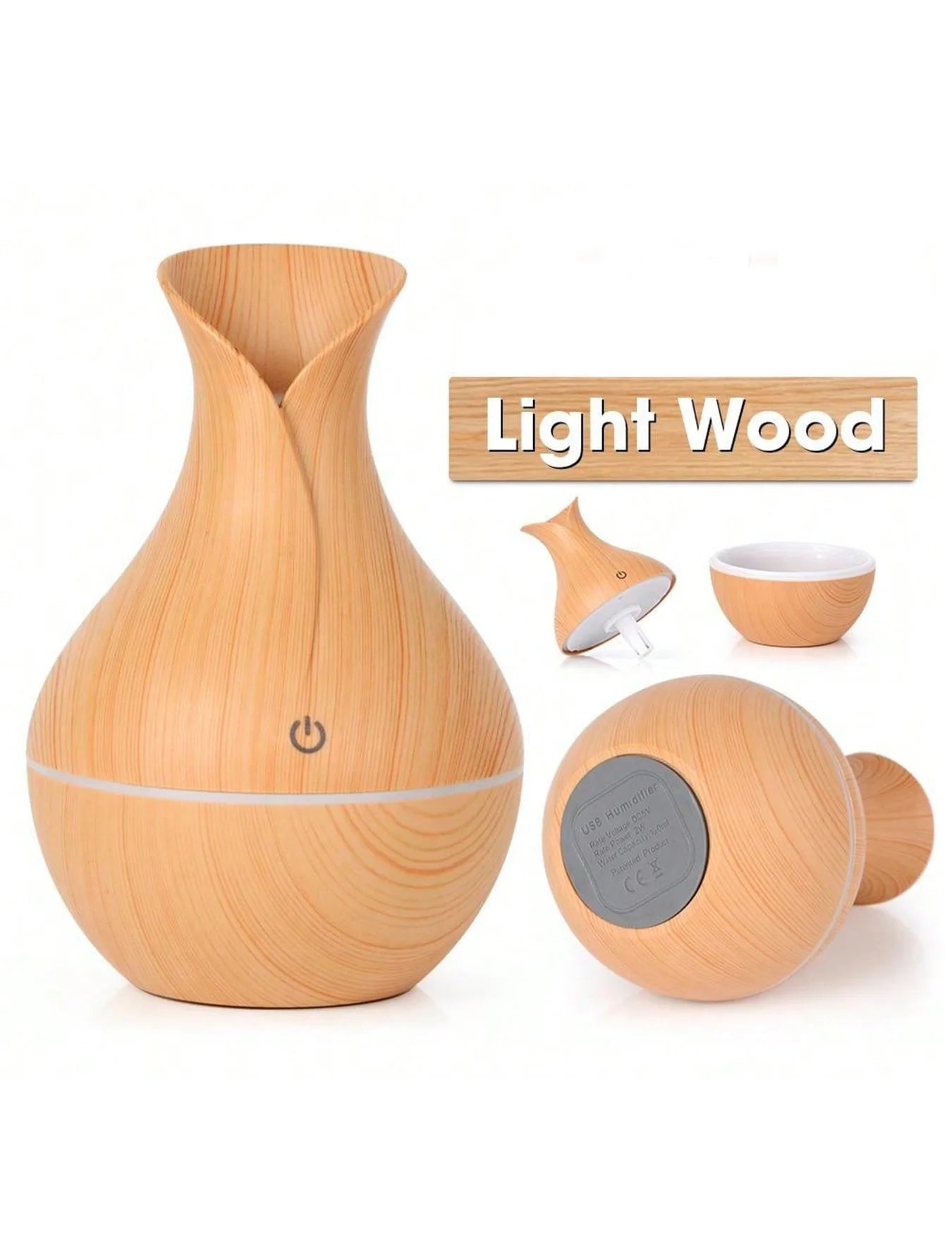 200ml Air Humidifier Essential Oil Diffuser Usb Mist Maker Mini Hum...