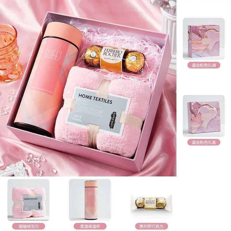 Wedding Bridesmaid Gift Box Set Practical Birthday Fem Omsmen and B...