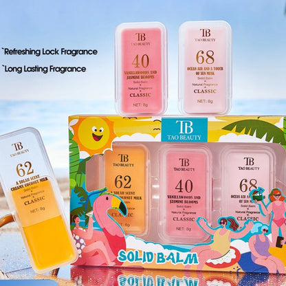 3pcs Fruit Aroma Solid Perfume Balm Box Set Romantic Long Lasting B...