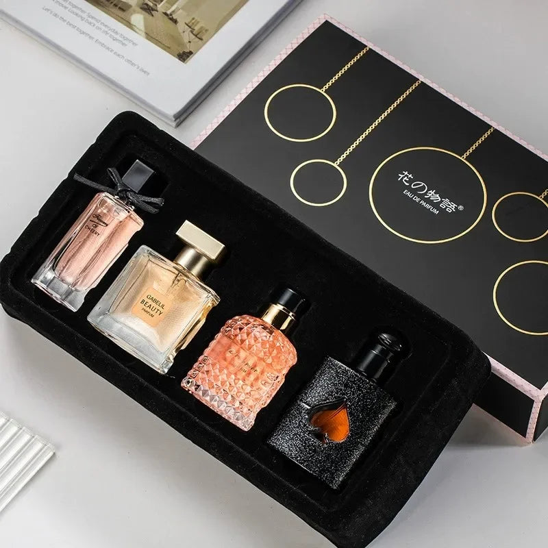 Original Women Perfume 105ml Gift Box Four Piece Set Fresh Lasting Fragrance Eau De Parfum Plant Floral Scent Fresh