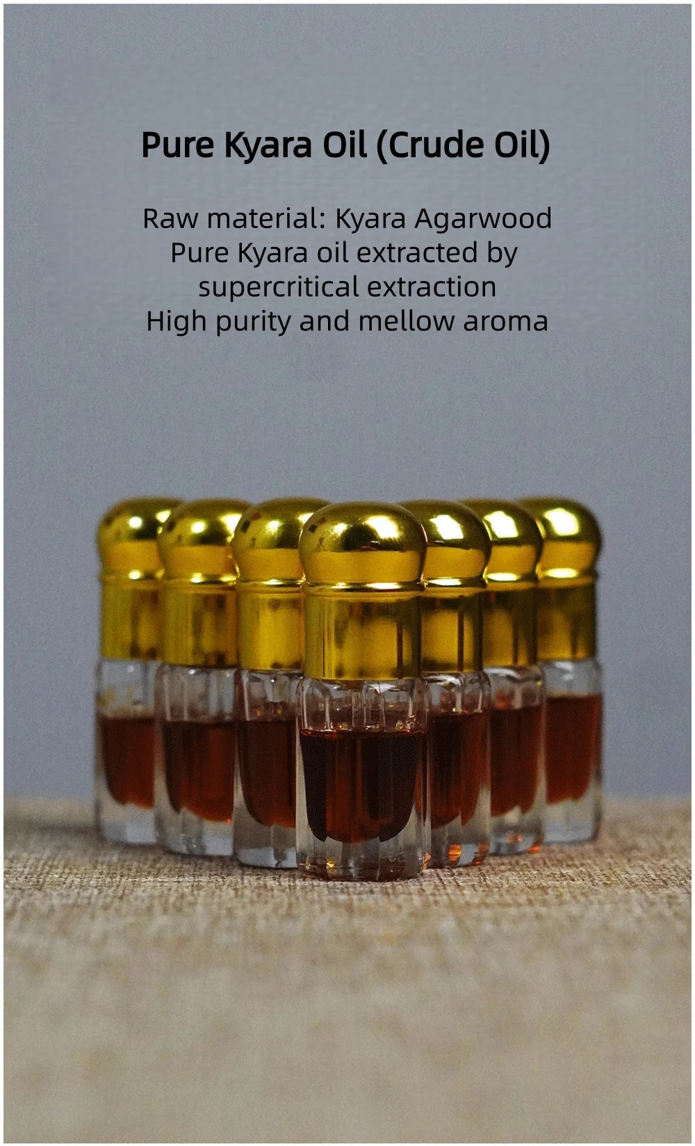 Kyara Agarwood Essential Oil-Pure,Undiluted,Natural,Indoor Incense & Aroma
