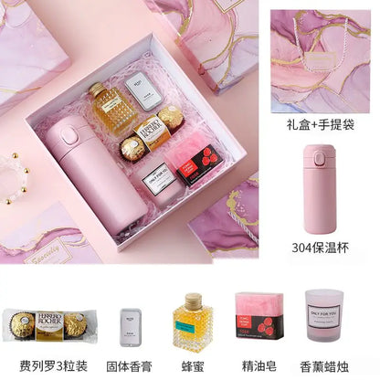 Wedding Bridesmaid Gift Box Set Practical Birthday Fem Omsmen and B...