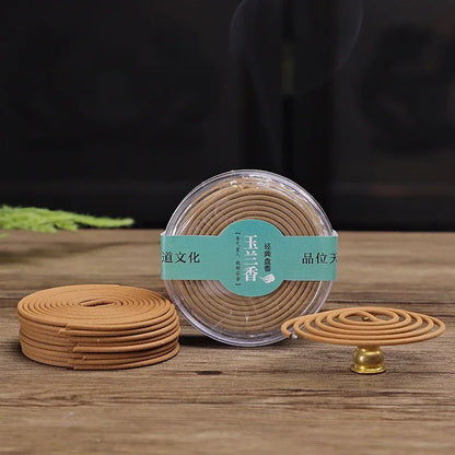 Natural Sandalwood Agarwood Coil Incense Buddha Yoga Incense Indoor Smell Burning Home Decor Aromatherapy 20pcs