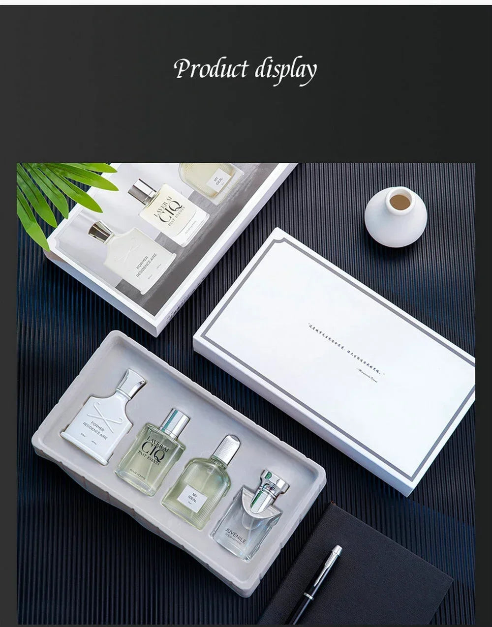 Men Perfume Gift Box 100ml Four Piece Set Lasting Fragrance Body Sp...