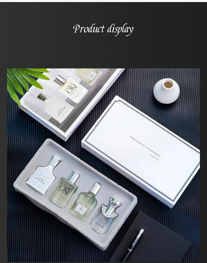 Men Perfume Gift Box 100ml Four Piece Set Lasting Fragrance Body Sp...