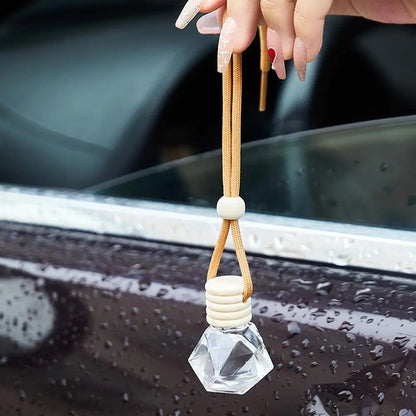 Hanging Car Interior Aromatherapy, Car Air Freshener, Long Lasting Fragrance For Car & Home Lemon / Peach Flower / Coconut /Oud