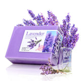 Natural Organic Lavender Essential Oil Soap Handmade Soap for Clean...