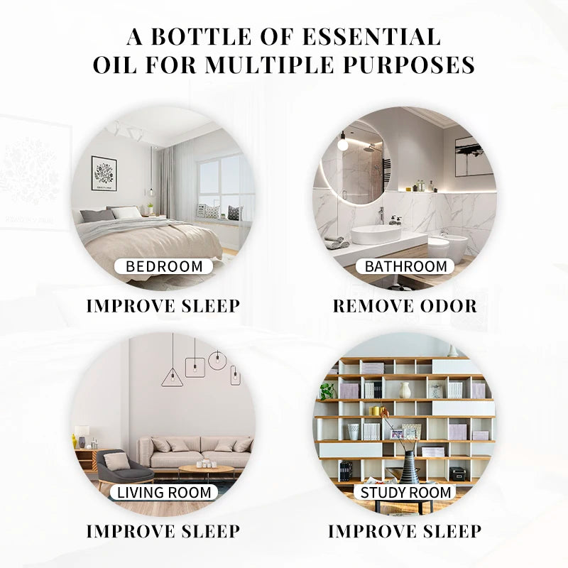 Essential Oils for Diffuser – EVOKE 100ml Multi-Flavor Set
