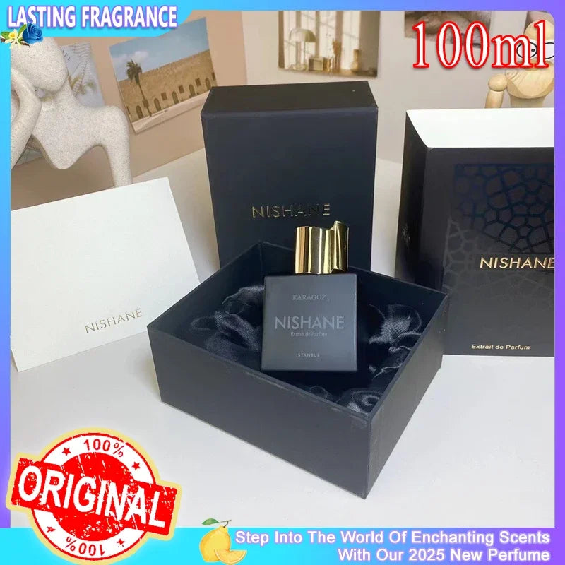Nishane Hacivat Shadow Play Karagoz Perfume for Women&Mens 100ml High Quality Men Perfume Body Fragrance Spray Eau De Parfum