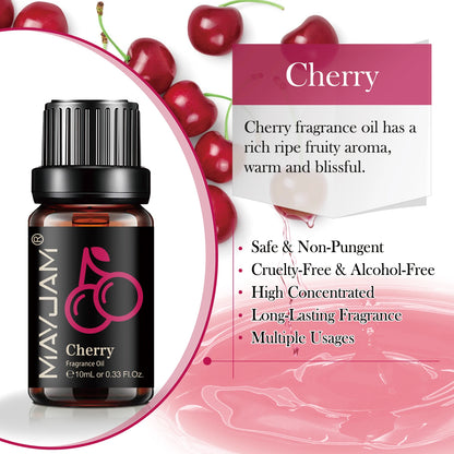 Fruit Fragrance Oil – MAYJAM 10ml Multi-Flavor Scented Oil