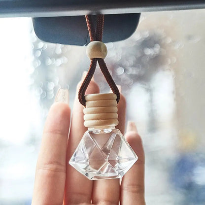 Hanging Car Interior Aromatherapy, Car Air Freshener, Long Lasting Fragrance For Car & Home Lemon / Peach Flower / Coconut /Oud