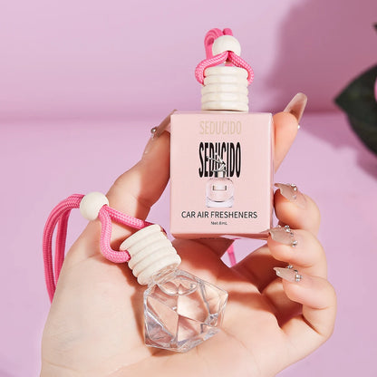 Pink car fragrance car interior accessories, perfume pendant car supplies, fresh air car fragrance