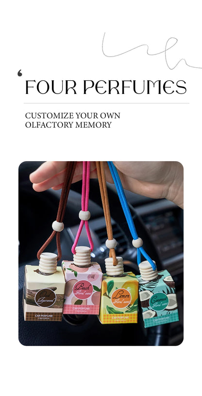 Fragrant woody car air freshener - a long-lasting fragrance suitable for car interiors, suitable for home and car use