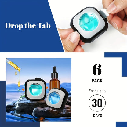 Car Air Freshener Vent Clips – 6 Pack Long Lasting 180 Days