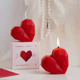 Heart Shaped Scented Candles – Romantic Red Aromatherapy Gift - 100ml