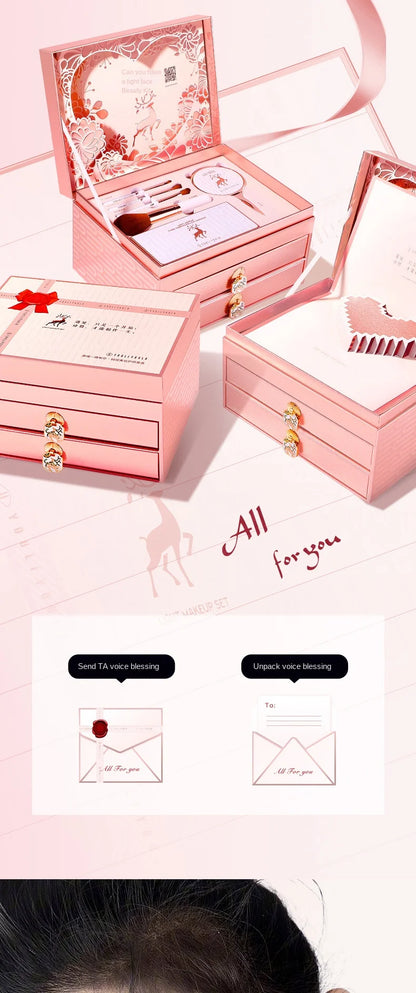 Makeup Set Cosmetics Genuine Full Set of 20 Pieces Beauty Gift Box ...