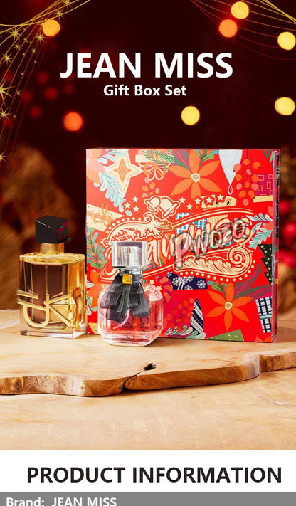 Jean Miss Gift Box Set Floral Scent Lasting Fragrance Pheromone Eau De perfum