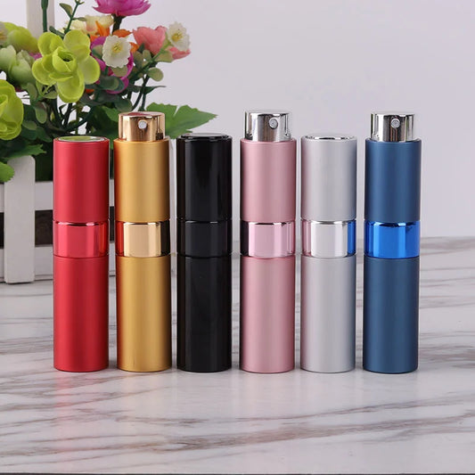 Perfume Refill Bottle 8ml Metal Aluminum Refillable Perfume Bottle ...