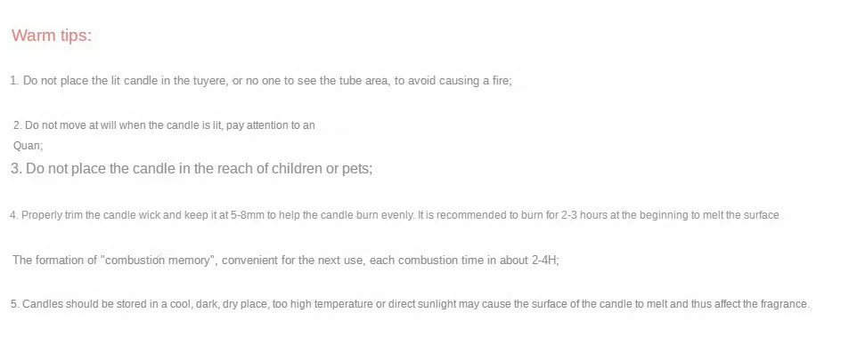 Aromatherapy essential oil candle smokeless soybean candle cup hous... - 100ml