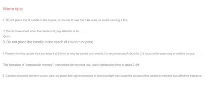 Aromatherapy essential oil candle smokeless soybean candle cup hous... - 100ml