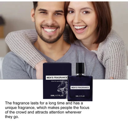 Men Pheromone Gentleman Perfume Natural Fresh Long-lasting Fragrance Cologne Perfume Couple Love Date Eau De Parfum 50ml