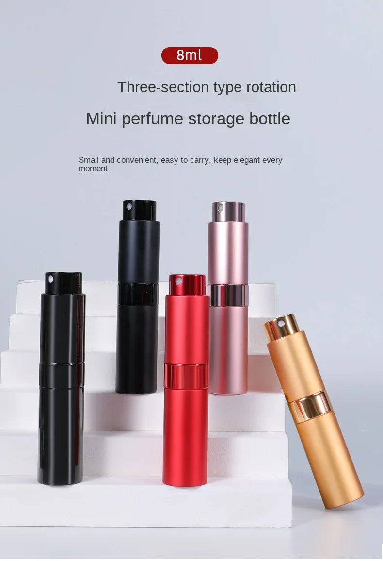 Perfume Refill Bottle 8ml Metal Aluminum Refillable Perfume Bottle ...