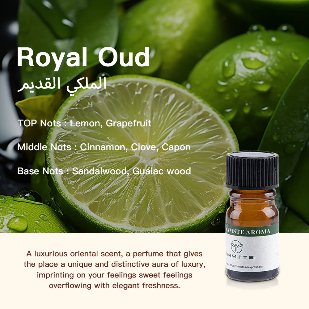 Aromatic Oils for Diffuser – 10 Flavors Natural 10ml Oils